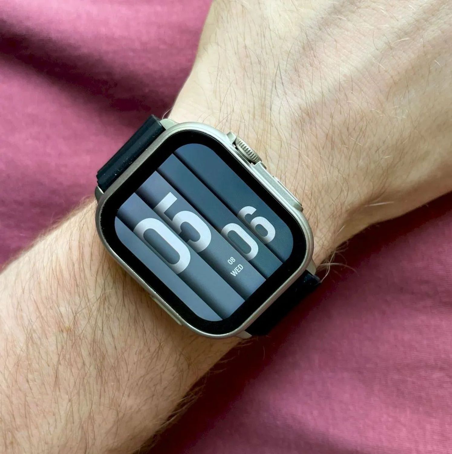 Zegarek Smartwatch Rubicon na czarnym pasku RNCF17 z rozmowami (4).jpg